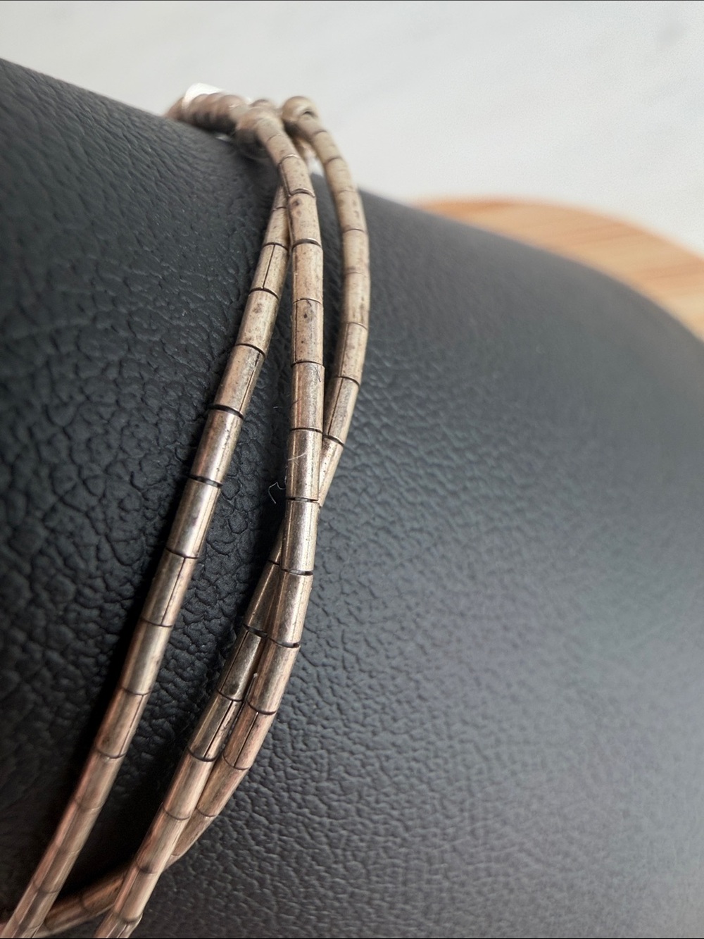 Vintage Sterling Silver Bead Multi-Strand Bracelet - Picture 3 of 6